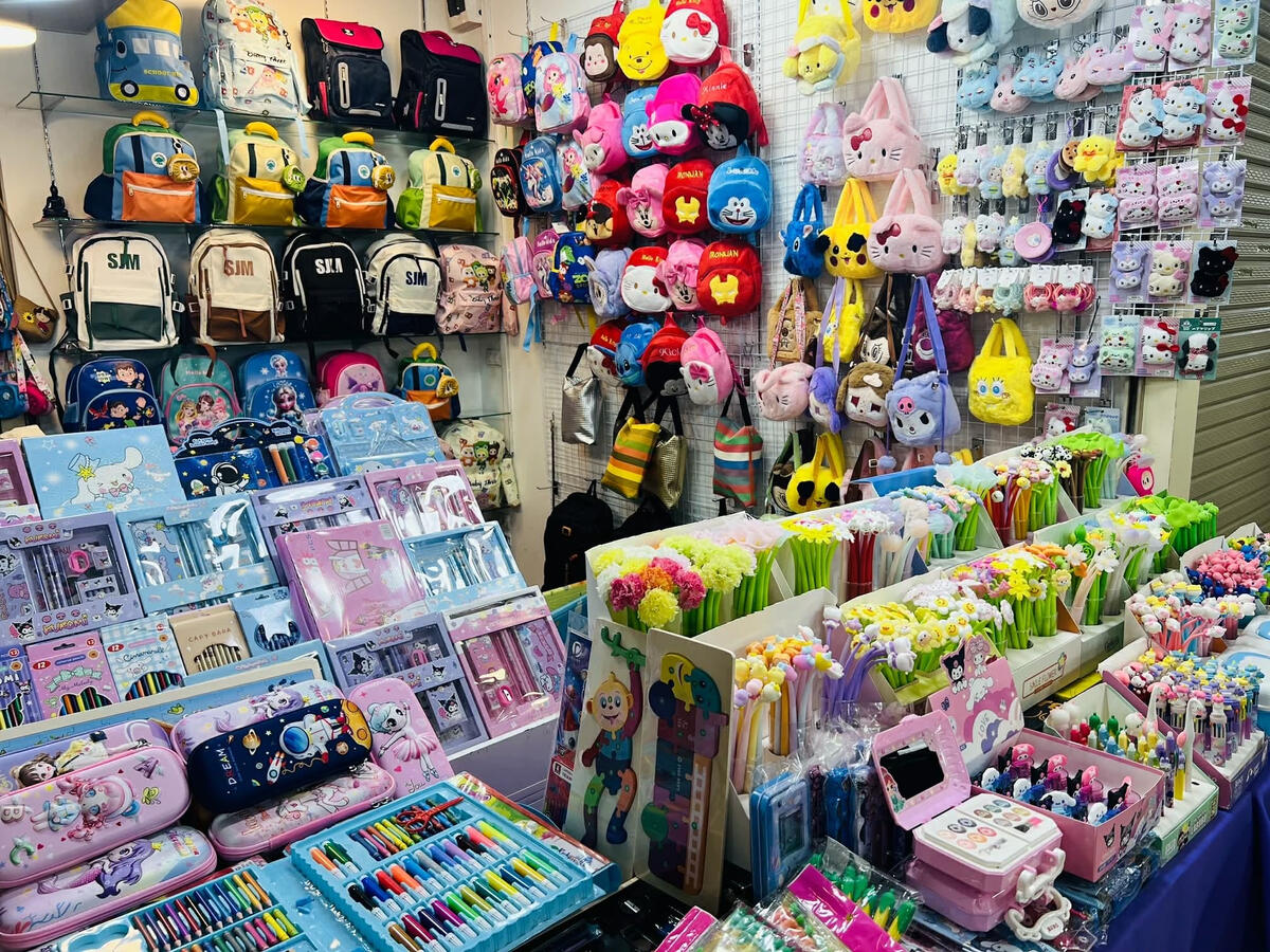 Kids Stationery Shop Display